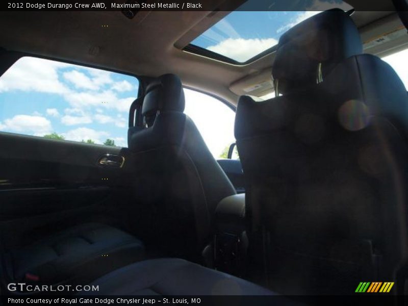 Maximum Steel Metallic / Black 2012 Dodge Durango Crew AWD