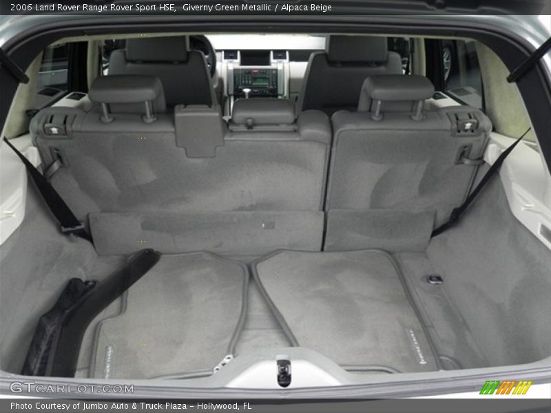 Giverny Green Metallic / Alpaca Beige 2006 Land Rover Range Rover Sport HSE