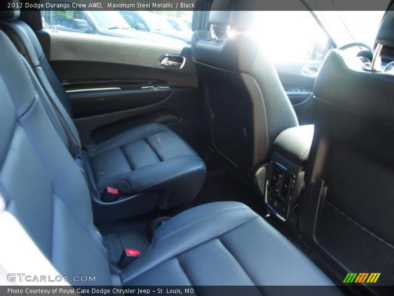 Maximum Steel Metallic / Black 2012 Dodge Durango Crew AWD