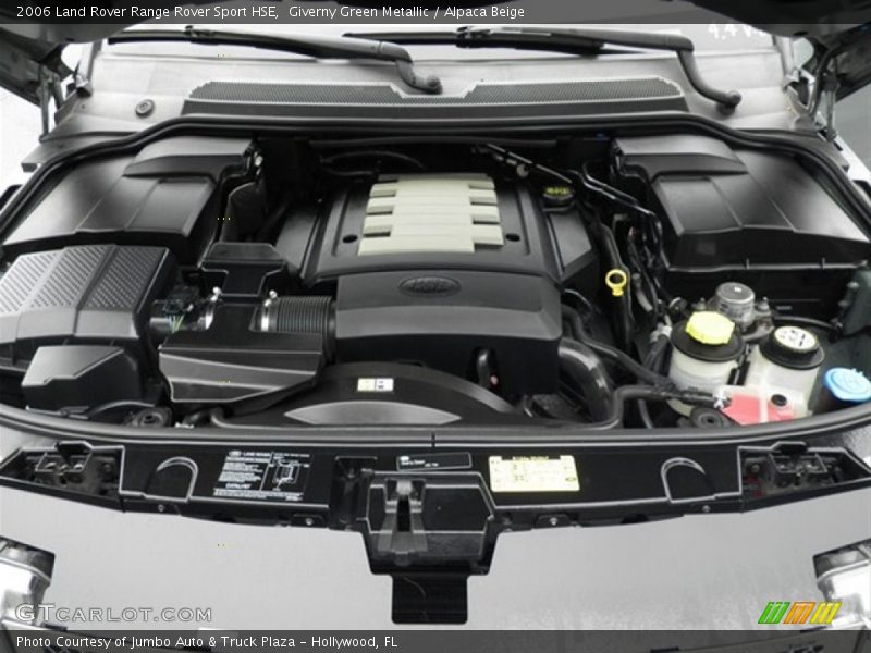 Giverny Green Metallic / Alpaca Beige 2006 Land Rover Range Rover Sport HSE
