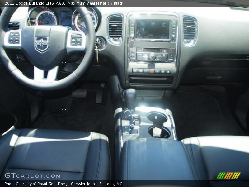 Maximum Steel Metallic / Black 2012 Dodge Durango Crew AWD