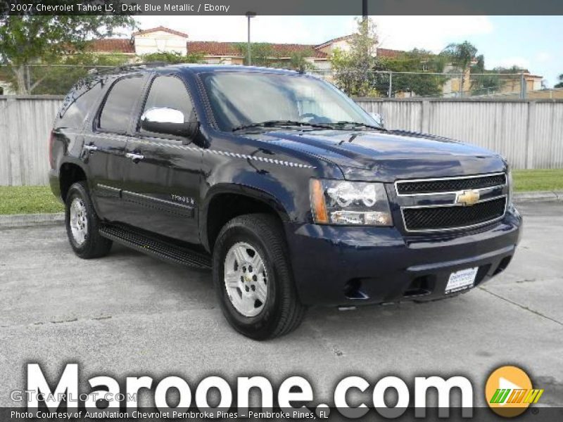 Dark Blue Metallic / Ebony 2007 Chevrolet Tahoe LS