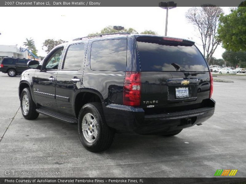 Dark Blue Metallic / Ebony 2007 Chevrolet Tahoe LS