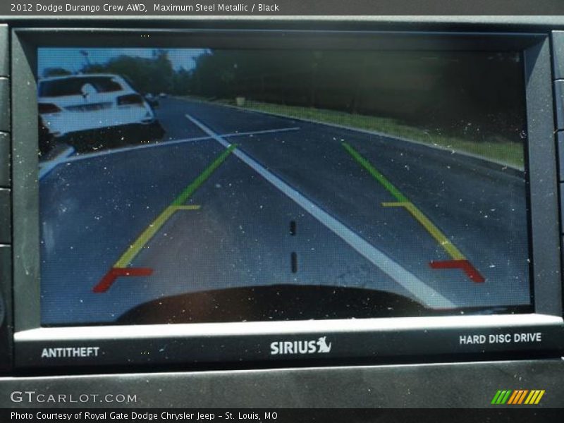 Maximum Steel Metallic / Black 2012 Dodge Durango Crew AWD