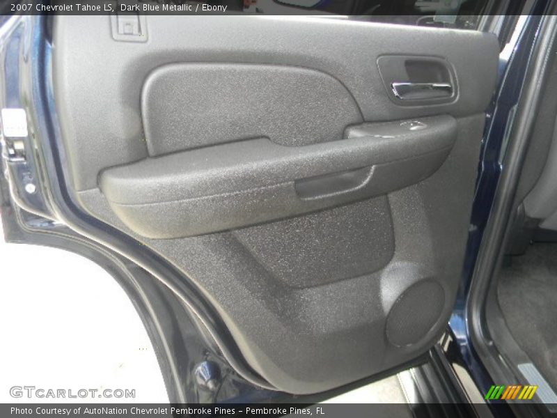 Dark Blue Metallic / Ebony 2007 Chevrolet Tahoe LS