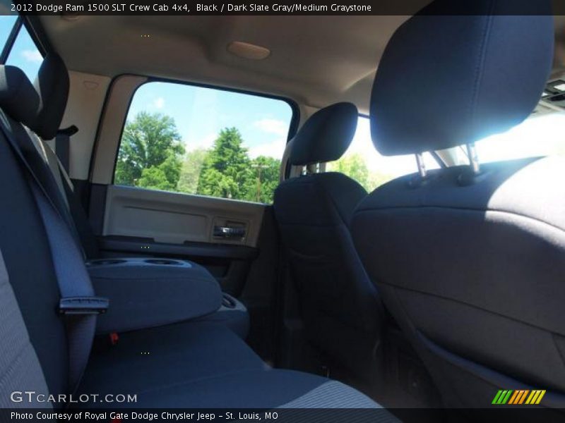 Black / Dark Slate Gray/Medium Graystone 2012 Dodge Ram 1500 SLT Crew Cab 4x4