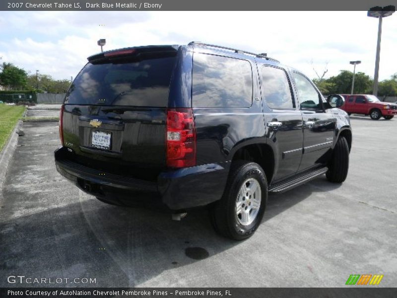 Dark Blue Metallic / Ebony 2007 Chevrolet Tahoe LS