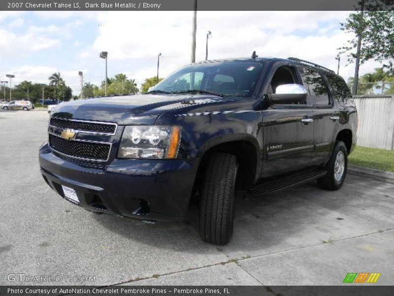 Dark Blue Metallic / Ebony 2007 Chevrolet Tahoe LS
