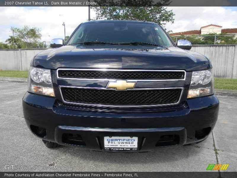 Dark Blue Metallic / Ebony 2007 Chevrolet Tahoe LS