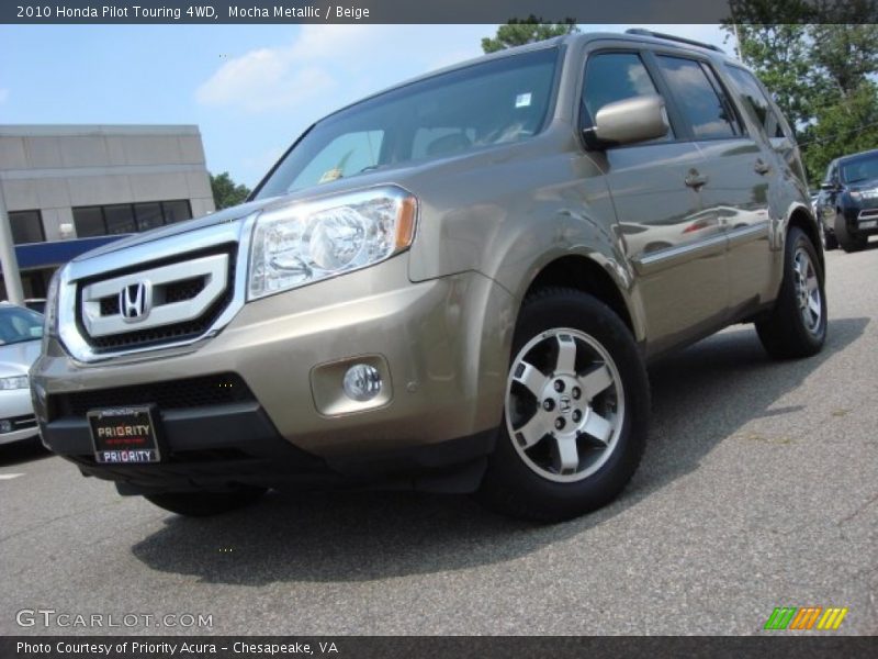 Mocha Metallic / Beige 2010 Honda Pilot Touring 4WD