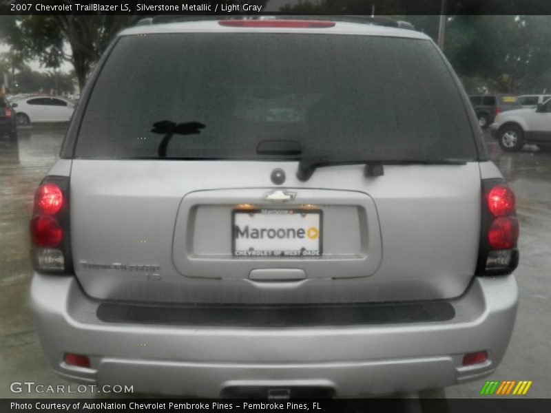 Silverstone Metallic / Light Gray 2007 Chevrolet TrailBlazer LS