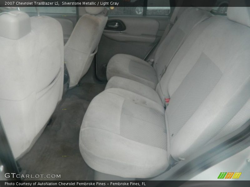 Silverstone Metallic / Light Gray 2007 Chevrolet TrailBlazer LS