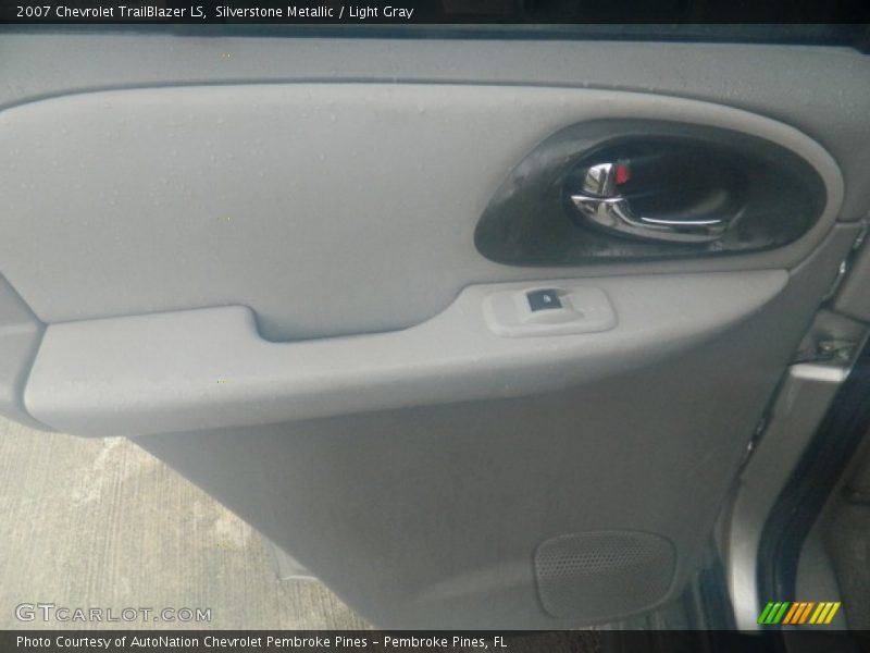 Silverstone Metallic / Light Gray 2007 Chevrolet TrailBlazer LS