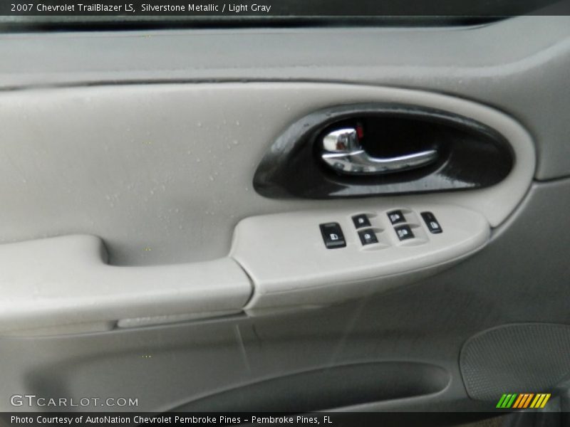 Silverstone Metallic / Light Gray 2007 Chevrolet TrailBlazer LS