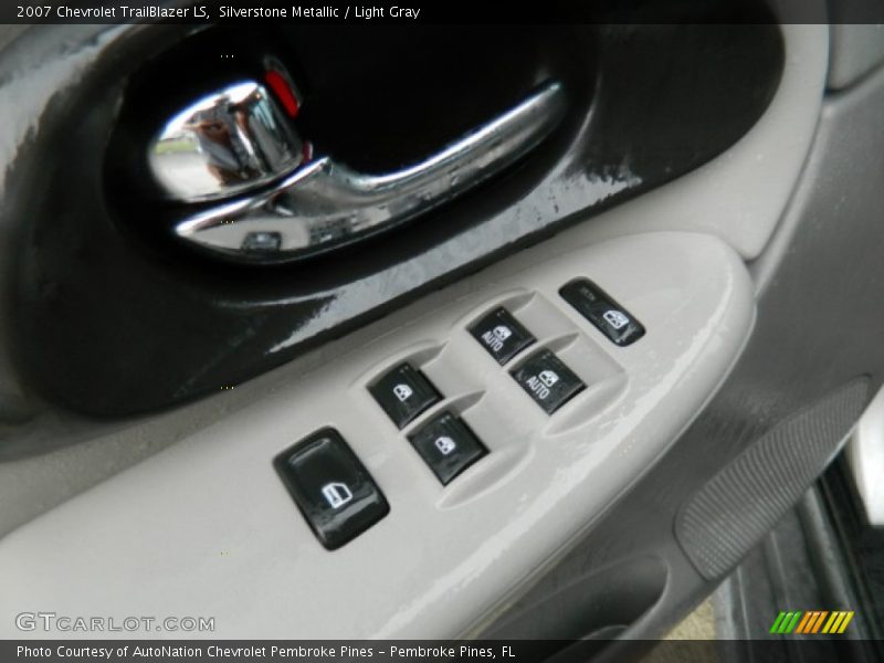 Silverstone Metallic / Light Gray 2007 Chevrolet TrailBlazer LS