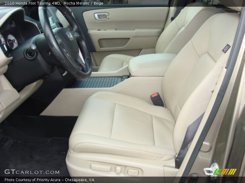 Mocha Metallic / Beige 2010 Honda Pilot Touring 4WD
