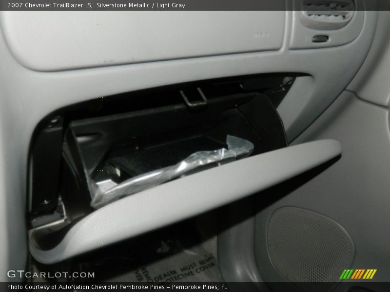 Silverstone Metallic / Light Gray 2007 Chevrolet TrailBlazer LS