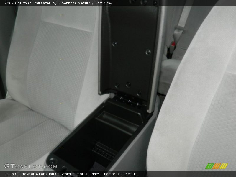 Silverstone Metallic / Light Gray 2007 Chevrolet TrailBlazer LS