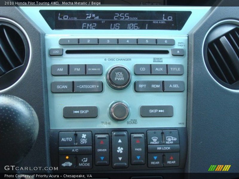 Mocha Metallic / Beige 2010 Honda Pilot Touring 4WD