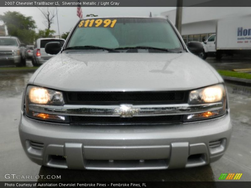 Silverstone Metallic / Light Gray 2007 Chevrolet TrailBlazer LS
