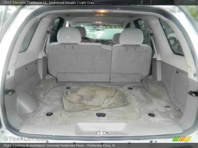 Silverstone Metallic / Light Gray 2007 Chevrolet TrailBlazer LS