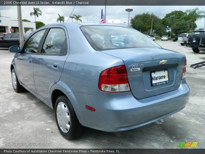 Icelandic Blue / Charcoal 2006 Chevrolet Aveo LS Sedan