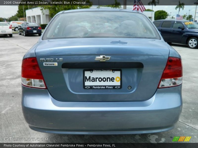 Icelandic Blue / Charcoal 2006 Chevrolet Aveo LS Sedan