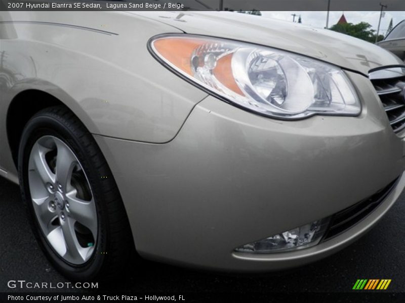 Laguna Sand Beige / Beige 2007 Hyundai Elantra SE Sedan
