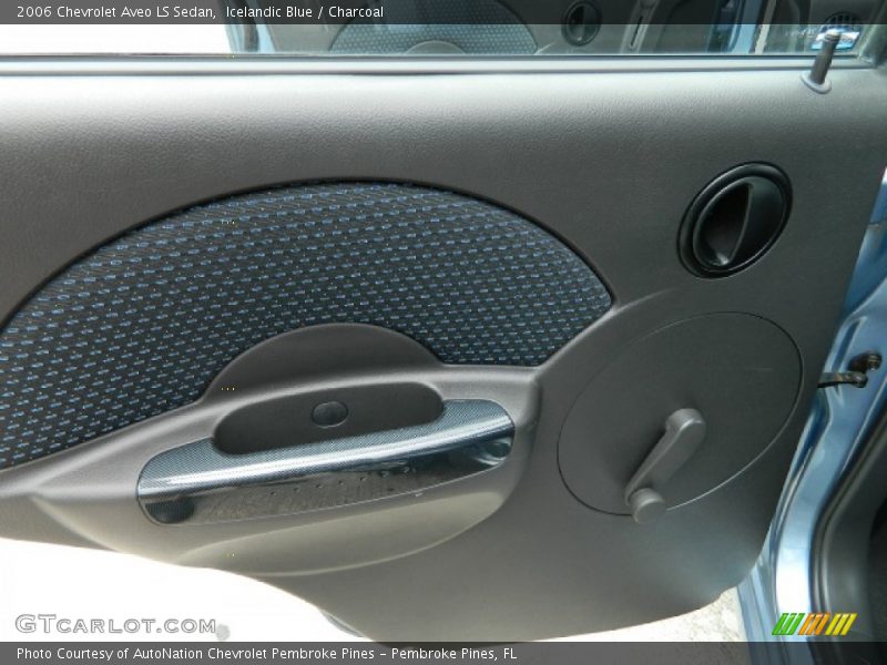 Icelandic Blue / Charcoal 2006 Chevrolet Aveo LS Sedan