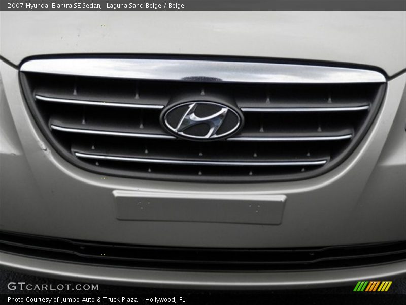 Laguna Sand Beige / Beige 2007 Hyundai Elantra SE Sedan