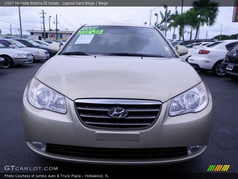 Laguna Sand Beige / Beige 2007 Hyundai Elantra SE Sedan