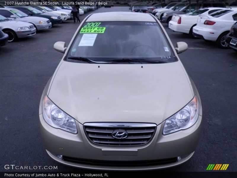 Laguna Sand Beige / Beige 2007 Hyundai Elantra SE Sedan