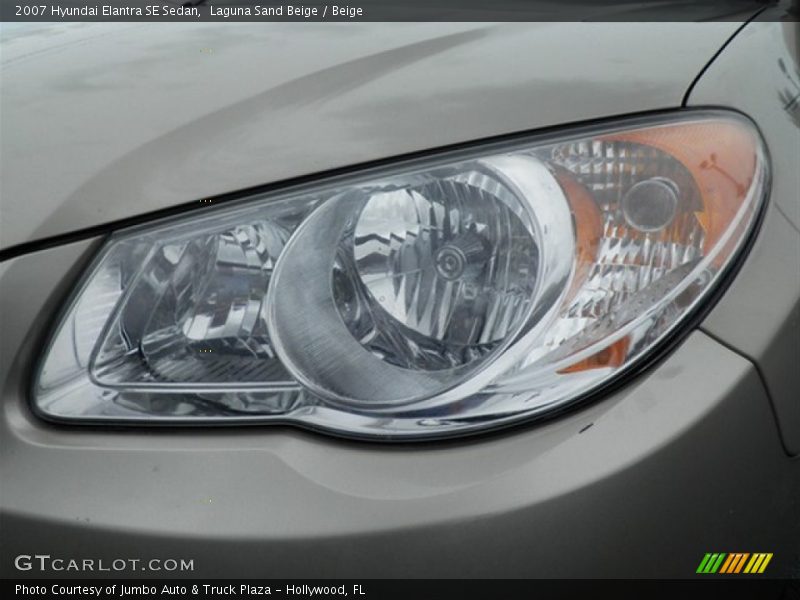 Laguna Sand Beige / Beige 2007 Hyundai Elantra SE Sedan