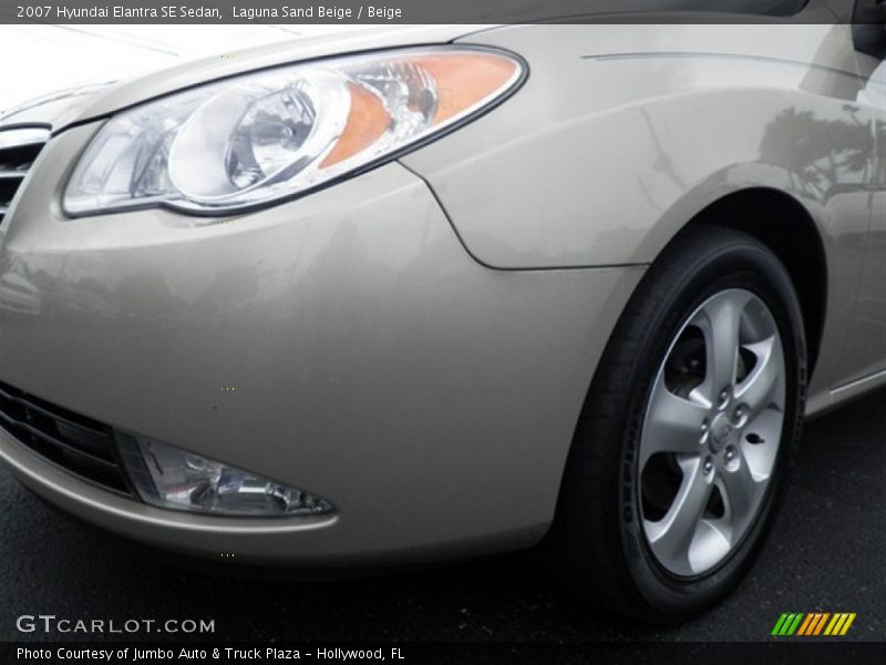 Laguna Sand Beige / Beige 2007 Hyundai Elantra SE Sedan
