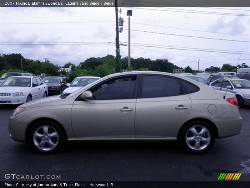 Laguna Sand Beige / Beige 2007 Hyundai Elantra SE Sedan