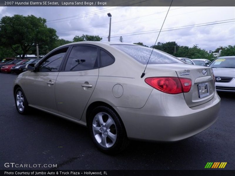 Laguna Sand Beige / Beige 2007 Hyundai Elantra SE Sedan