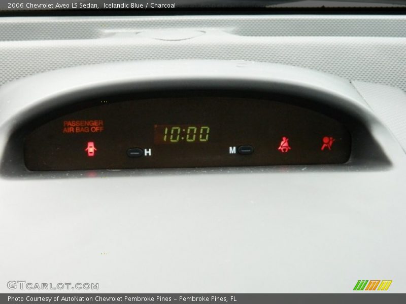 Icelandic Blue / Charcoal 2006 Chevrolet Aveo LS Sedan
