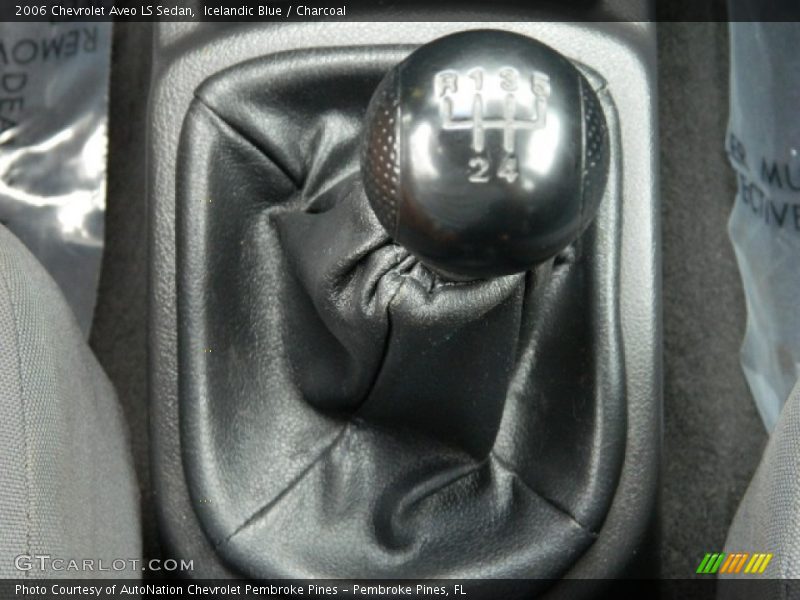 Icelandic Blue / Charcoal 2006 Chevrolet Aveo LS Sedan