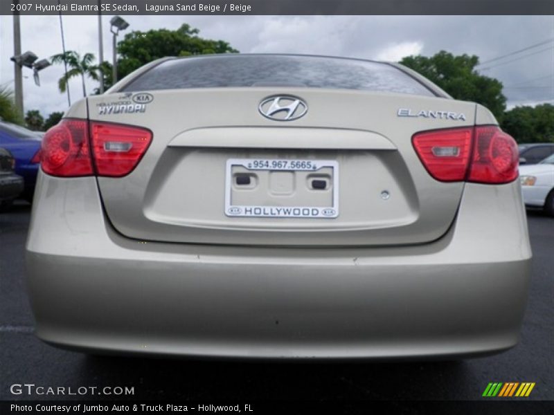 Laguna Sand Beige / Beige 2007 Hyundai Elantra SE Sedan