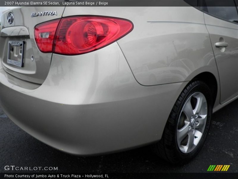 Laguna Sand Beige / Beige 2007 Hyundai Elantra SE Sedan