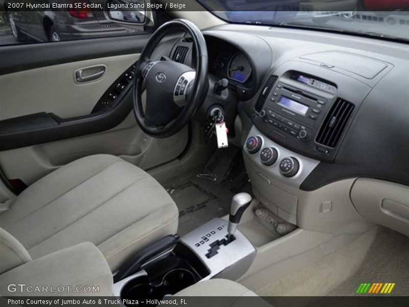 Laguna Sand Beige / Beige 2007 Hyundai Elantra SE Sedan