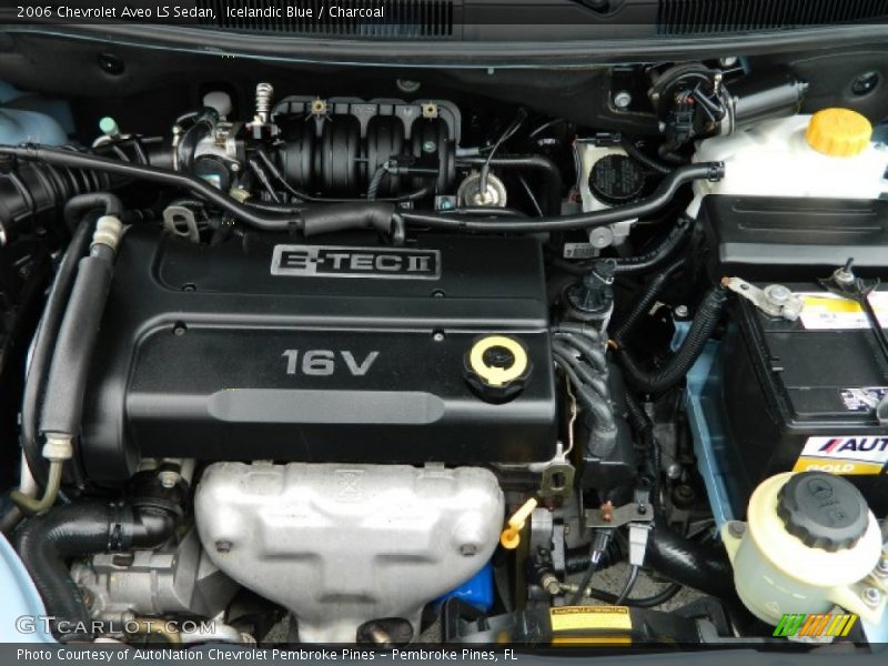 Icelandic Blue / Charcoal 2006 Chevrolet Aveo LS Sedan