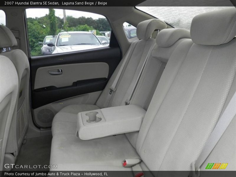 Laguna Sand Beige / Beige 2007 Hyundai Elantra SE Sedan