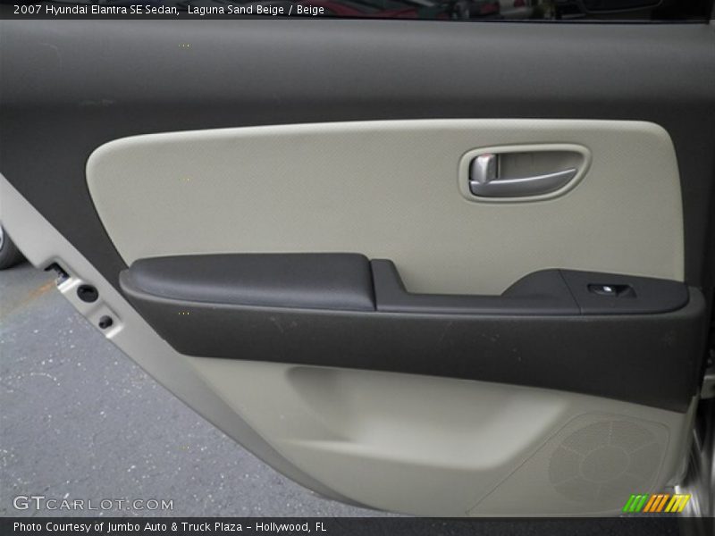 Laguna Sand Beige / Beige 2007 Hyundai Elantra SE Sedan