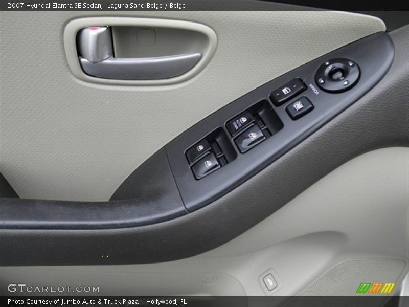 Laguna Sand Beige / Beige 2007 Hyundai Elantra SE Sedan