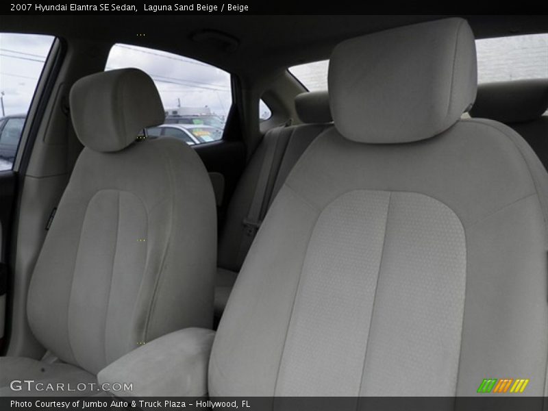 Laguna Sand Beige / Beige 2007 Hyundai Elantra SE Sedan