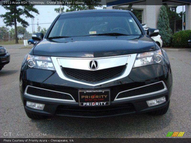 Crystal Black Pearl / Ebony 2011 Acura MDX Technology
