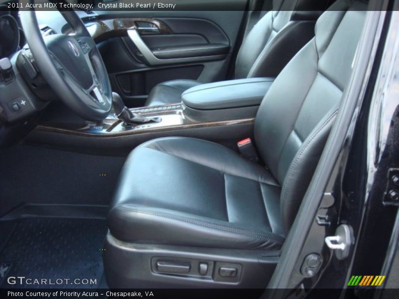 Crystal Black Pearl / Ebony 2011 Acura MDX Technology