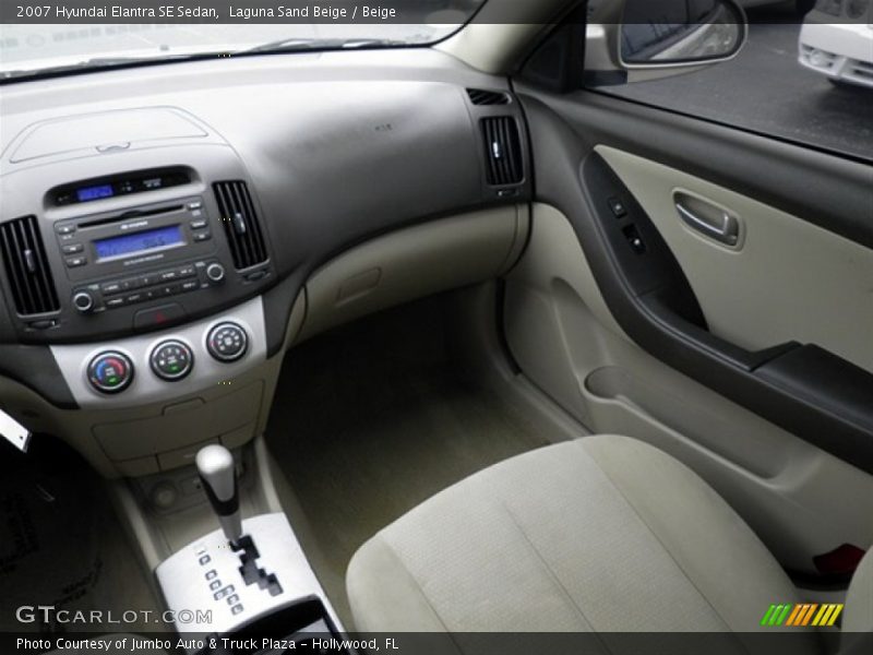 Laguna Sand Beige / Beige 2007 Hyundai Elantra SE Sedan