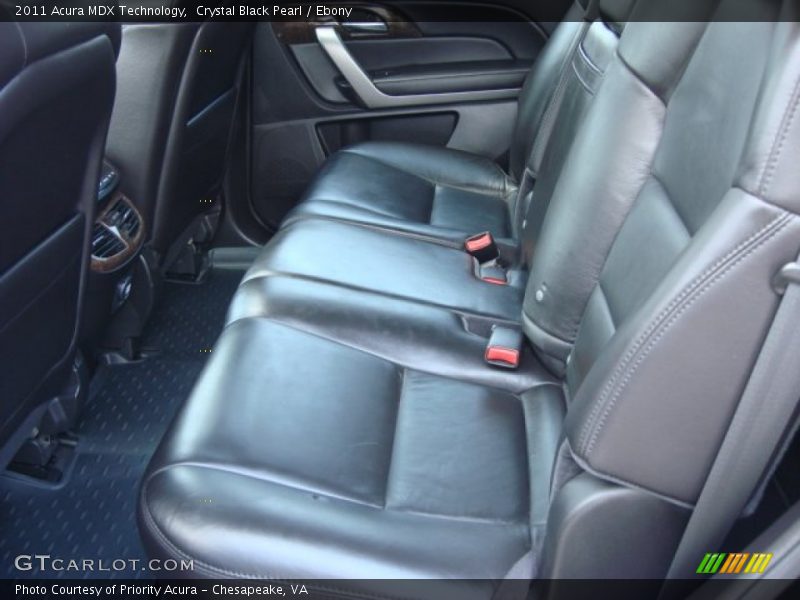 Crystal Black Pearl / Ebony 2011 Acura MDX Technology